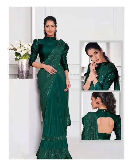 Silk ready to wear saree