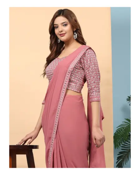 Georgette ready to wear saree