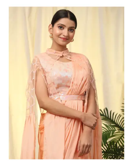 Chinon Ready To Wear Saree