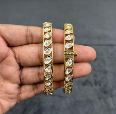 Openable Kundan Bangles