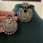 Oxidised Statement Earrings  1