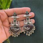 Oxidised Statement Earrings  3