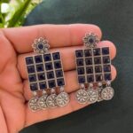 Oxidised Statement Earrings  4