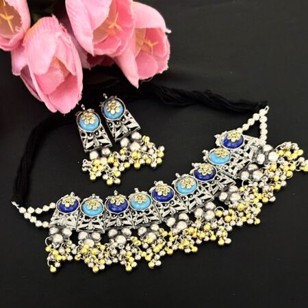 Multicoloured choker set1