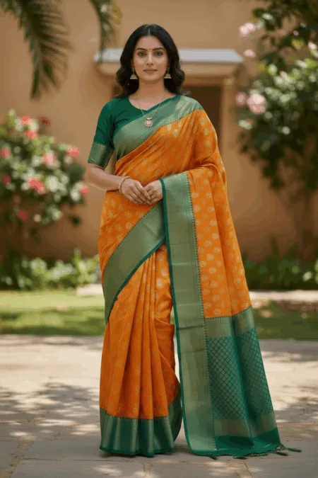Banarasi Georgette Silk Saree
