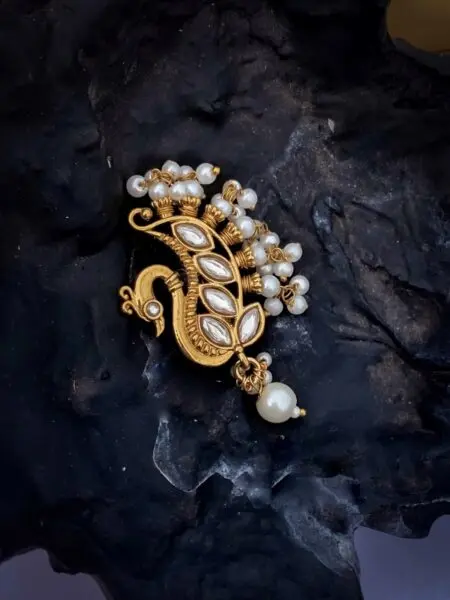 Peacock Design Huge Maharashtrian Nose Rings