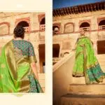 Green Designer Silk Saree