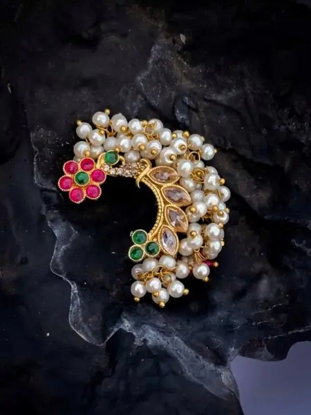 Huge Maharashtrian Gold Nose Rings