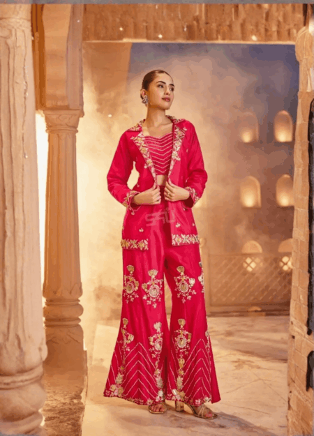 Indo Western Fusion Palazzo Set