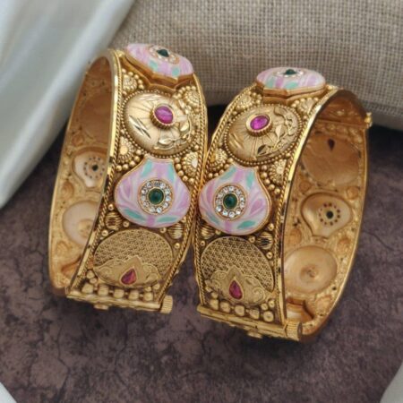 Brass High Gold Bangles 2