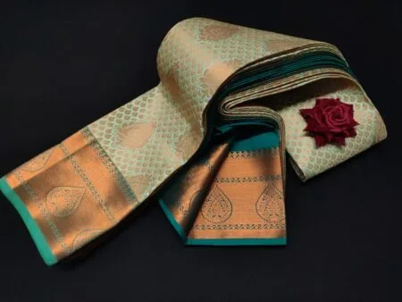Samuthrika / Vasthrakala style silk saree