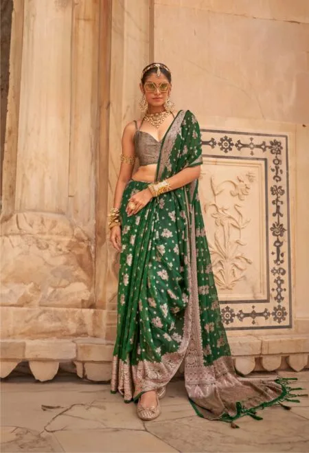 Georgette Butta Saree