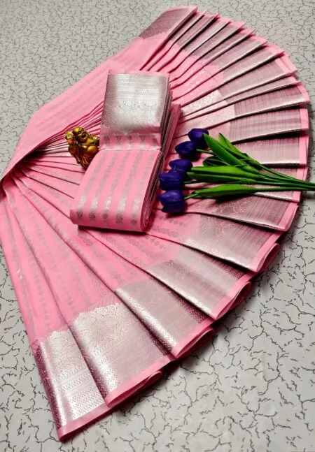 Silver Samuthrika / Vasthrakala Style Sarees 1