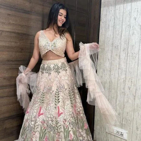 Sequins Thread Lehenga