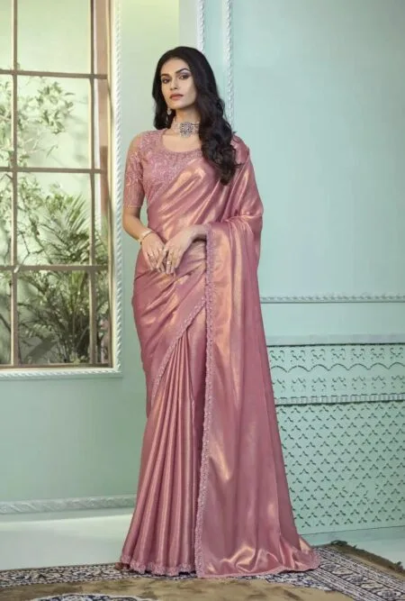 Golden Shimmer Designer Sarees