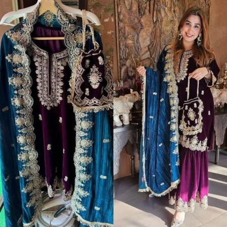 Velvet Salwar set