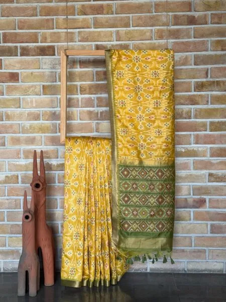 Tussar patan patola sarees