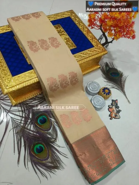Arani Soft Silk Sarees With Border