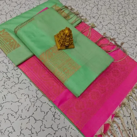 Arani Soft Silk Sarees With Antique Gold Zari