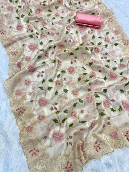 Silky jimmy choo sarees