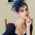Stylish blue headwear