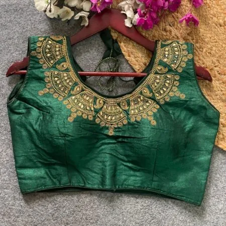 Fentam heavy silk ready made blouse