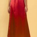 Red  Women's Satin Petticoat Saree Satin Underskirt Sari
