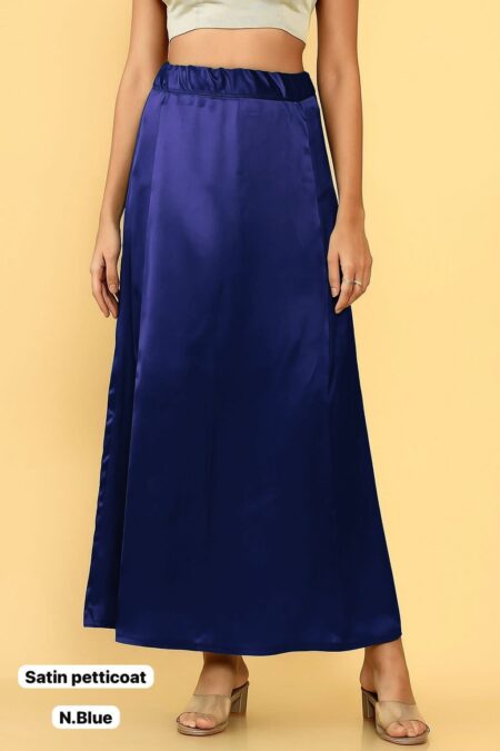 Dark blue in-skirt for saree