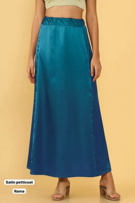 Teal in-skirt for saree