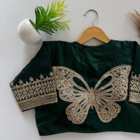 Bottle Green Blouse