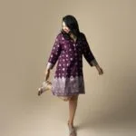 Banarasi silk jacket dress