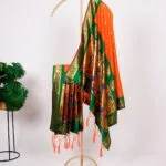 Regal Paithani Jacquard Dupatta with Zari Weaving & Tassels