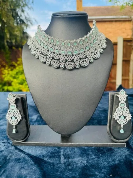 American diamond necklace set