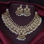 Guttapusalu necklace with pearls