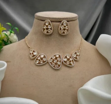 Designer Kundan Polki Choker Set | Luxury Heritage Bridal Jewelry