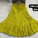 Flared cotton skirt ( 7m flare )