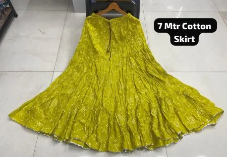 Flared cotton skirt ( 7m flare )